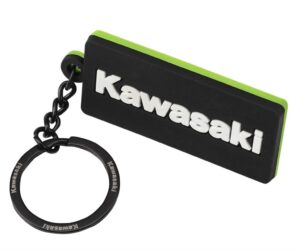 Kawasaki Black/Green Keyring- Size - 5|5 x 2|5 cm