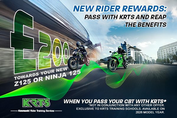 Kawasaki launches £200 new rider promotion