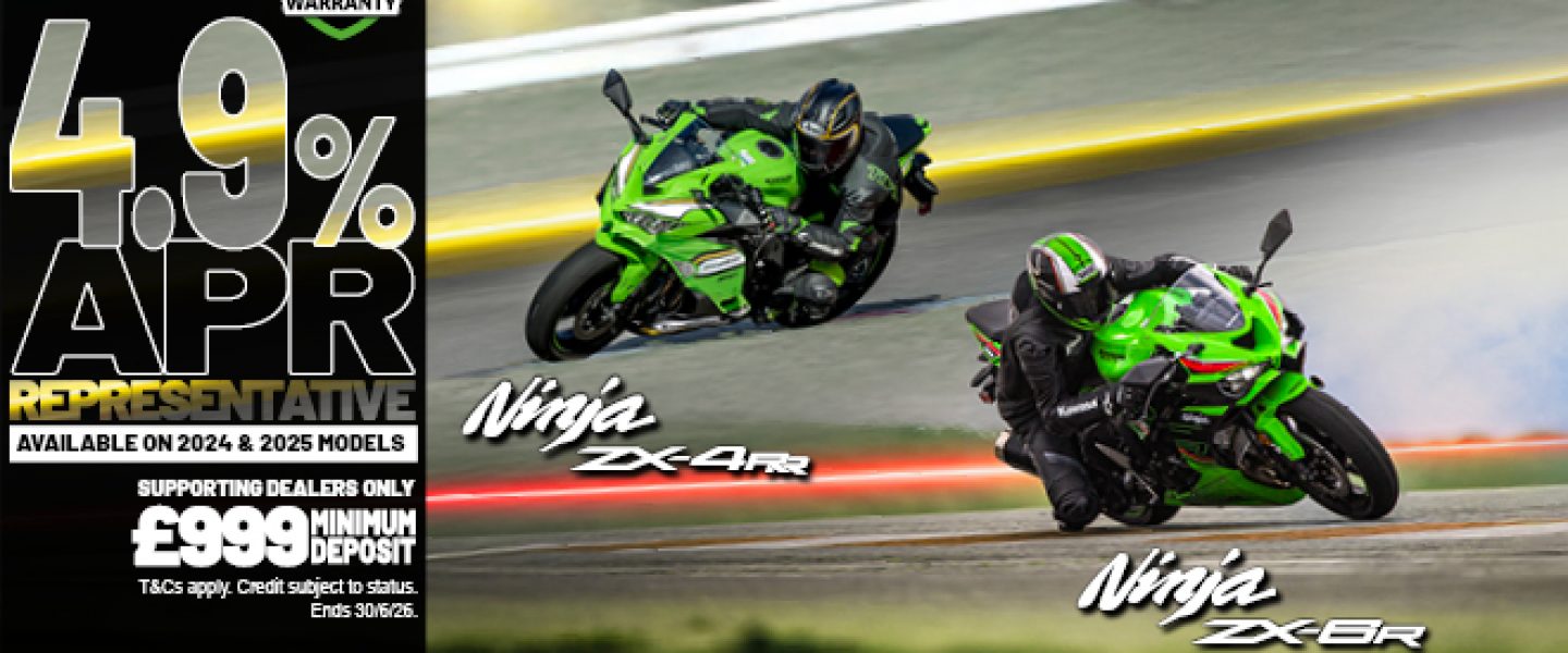 2025MY Ninja ZX-6R now available with 0% APR HP